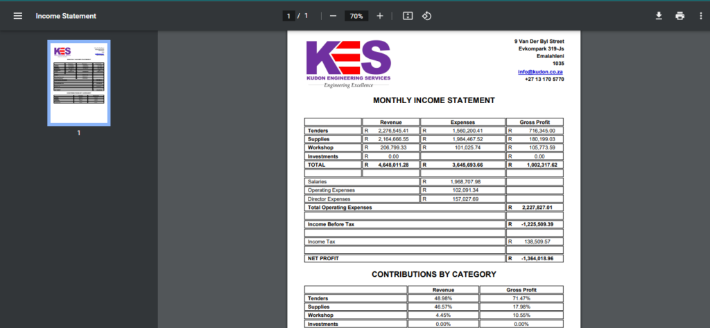 Income Statement